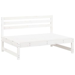 Salon de jardin 5 pcs blanc bois massif de pin 568239568239