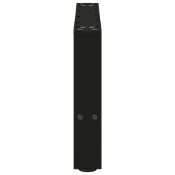 Pieds de table basse Noir 2 pièces 50 x (30-31) cm Acier 568246568246