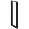 Pieds de table de bar en U, 2 pièces, noir, 60 x (110-111) cm, acier 568253568253