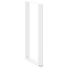 Pieds de table de bar en U, 2 pièces, blanc, 60 x (110-111) cm, acier 568254568254