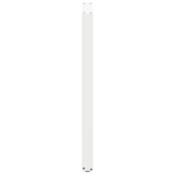 Pieds de table de bar en U, 2 pièces, blanc, 60 x (110-111) cm, acier 568254568254