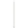 Pieds de table de bar en U, 2 pièces, blanc, 60 x (110-111) cm, acier 568254568254