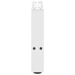 Pieds de table basse Blanc 2 pièces 40 x (30-31) cm Acier 568255568255