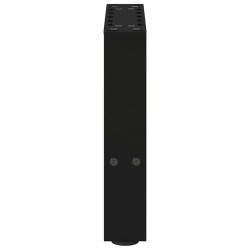 Pieds de table basse Noir 2 pièces 40 x (30-31) cm Acier 568256568256