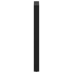 Pieds de table de bar en U, 2 pièces, noir, 50 x (100-101) cm, acier 568258568258