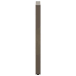 Pieds de table de bar en U 2 pièces Acier naturel 40 x (110-111) cm Acier 568268568268
