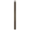 Pieds de table de bar en U 2 pièces Acier naturel 40 x (110-111) cm Acier 568268568268