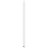 Pieds de table de bar en U, 2 pièces, blanc, 50 x (110-111) cm, acier 568269568269