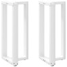 Pieds de table de bar en T, 2 pièces, blanc, 50 x 35 x (90-91) cm, acier 568275568275
