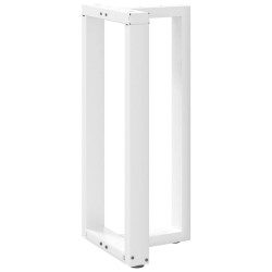Pieds de table de bar en T, 2 pièces, blanc, 50 x 35 x (90-91) cm, acier 568275568275