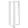 Pieds de table de bar en T, 2 pièces, blanc, 50 x 35 x (90-91) cm, acier 568275568275