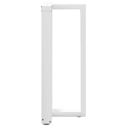 Pieds de table de bar en T, 2 pièces, blanc, 50 x 35 x (90-91) cm, acier 568275568275