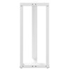 Pieds de table de bar en T, 2 pièces, blanc, 50 x 35 x (90-91) cm, acier 568275568275