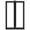 Pieds de table de bar en T, 2 pièces, noir, 60 x 35 x (90-91) cm, acier 568277568277