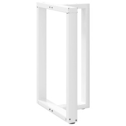 Pieds de table de bar en T, 2 pièces, blanc, 60 x 35 x (90-91) cm, acier 568279568279