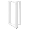 Pieds de table de bar en T, 2 pièces, blanc, 60 x 35 x (90-91) cm, acier 568279568279