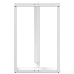 Pieds de table de bar en T, 2 pièces, blanc, 60 x 35 x (90-91) cm, acier 568279568279