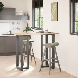 Pieds de table de bar en T, 2 pièces, anthracite, 60 x 35 x (110-111) cm, acier 568281568281