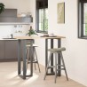 Pieds de table de bar en T, 2 pièces, anthracite, 60 x 35 x (110-111) cm, acier 568281568281