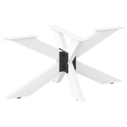 Pied de table basse en forme d'araignée, blanc, 98 x 58 x (42-43) cm, acier 568283568283