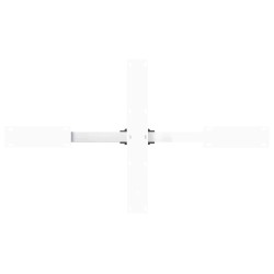 Pied de table basse en forme d'araignée, blanc, 98 x 58 x (42-43) cm, acier 568283568283