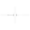 Pied de table basse en forme d'araignée, blanc, 98 x 58 x (42-43) cm, acier 568283568283