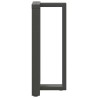 Pieds de table de bar en T, 2 pièces, anthracite, 40 x 35 x (90-91) cm, acier 568285568285