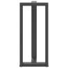 Pieds de table de bar en T, 2 pièces, anthracite, 40 x 35 x (90-91) cm, acier 568285568285