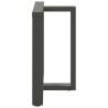 Pieds de table à manger en T 2 pièces Anthracite 80 x 35 x (72-73) cm Acier 568288568288