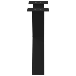Pieds de table basse en forme de X, 2 pièces, noir, 60 x (42-43) cm, acier 568294568294