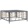 Salon de jardin 5 pcs avec coussins anthracite résine tressée 568311568311