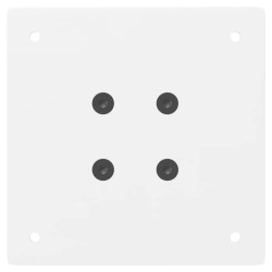 Pieds de table basse 4 pièces Blanc 30 cm Acier 568328568328