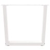 Pieds de table basse en forme de V, 2 pièces, blanc, 50 x (42-43,3) cm, acier 568330568330
