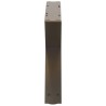 Pieds de table basse 2 pièces Acier naturel 60 x (30-31,3) cm Acier 568332568332