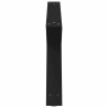 Pieds de table basse 2 pièces Noir 70 x (30-31,3) cm Acier 568333568333