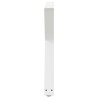 Pieds de table à manger 2 pièces Blanc 70 x (72-73,3) cm Acier 568337568337