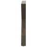 Pieds de table à manger 2 pièces Acier naturel 70 x (72-73,3) cm Acier 568339568339