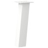 Pieds de table basse 4 pièces Blanc 30 cm Acier 568344568344