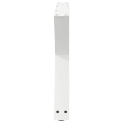Pieds de table basse 2 pièces Blanc 60 x (42-43,3) cm Acier 568345568345