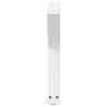 Pieds de table basse 2 pièces Blanc 60 x (42-43,3) cm Acier 568345568345