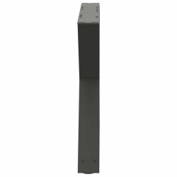 Pieds de table basse 2 pièces Anthracite 50 x (42-43,3) cm Acier 568347568347