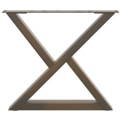 Pieds de table basse 2 pièces Acier naturel 50 x (42-43,3) cm Acier 568348568348
