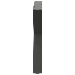 Pieds de table basse 2 pièces Anthracite 60 x (42-43,3) cm Acier 568350568350