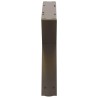 Pieds de table basse 2 pièces Acier naturel 50 x (30-31,3) cm Acier 568351568351
