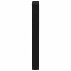 Pieds de table à manger en V 3 pièces Noir 70 x (72-73,3) cm Acier 568359568359