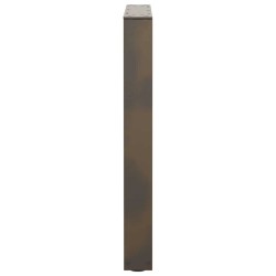 Pieds de table à manger en forme de V 3 pièces Acier naturel 70 x (72-73,3) cm 568364568364