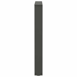 Pieds de table à manger en forme de V, 2 pièces, anthracite, 70 x (72-73,3) cm, acier 568368568368