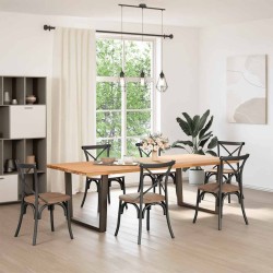 Pieds de table à manger en forme de V 2 pièces Anthracite 100 x (72-73,3) cm Acier 568371568371