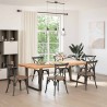 Pieds de table à manger en forme de V 2 pièces Anthracite 100 x (72-73,3) cm Acier 568371568371