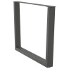 Pieds de table à manger en forme de V 2 pièces Anthracite 100 x (72-73,3) cm Acier 568371568371
